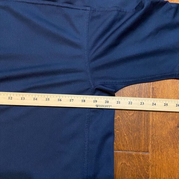 Nike Vintage Y2K Athletic Crewneck Running Workout Navy Blue Top Men's Medium - Picture 7 of 8